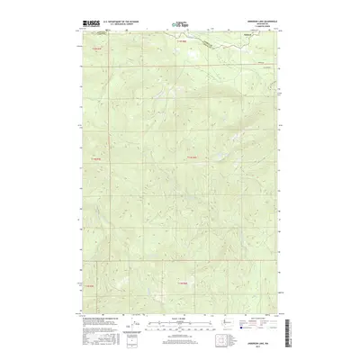 2017 Map of Anderson Lake, 2017 Print