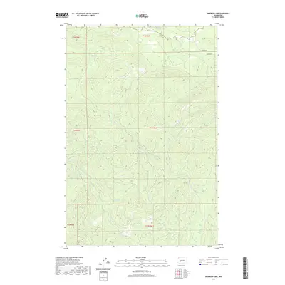 2020 Map of Anderson Lake, 2020 Print