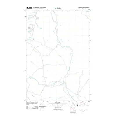 2011 Map of Anderson Lake, 2011 Print