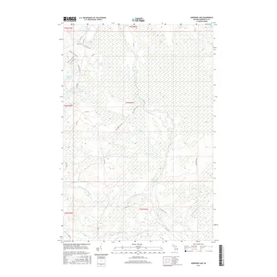 2017 Map of Anderson Lake, 2017 Print