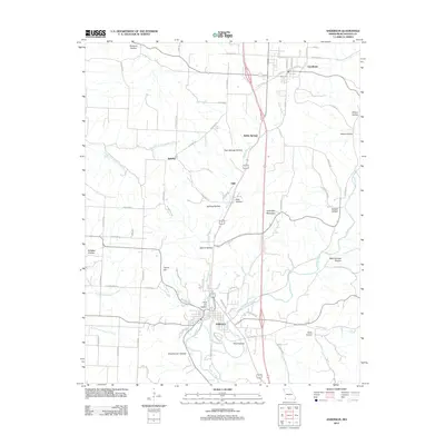 2012 Map of Anderson, 2012 Print