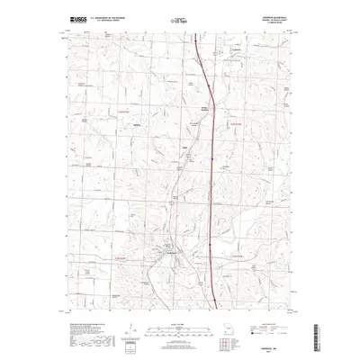 2017 Map of Anderson, 2017 Print