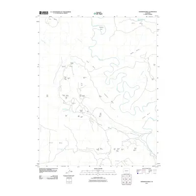 2011 Map of Anderson Mesa, 2011 Print