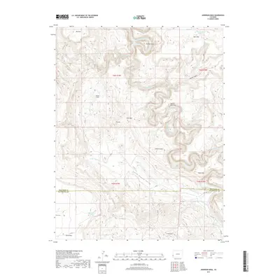 2019 Map of Anderson Mesa, 2019 Print