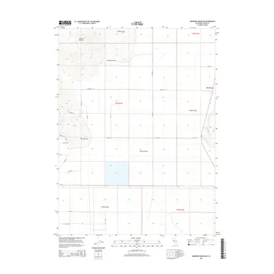 2015 Map of Anderson Mountain, 2015 Print