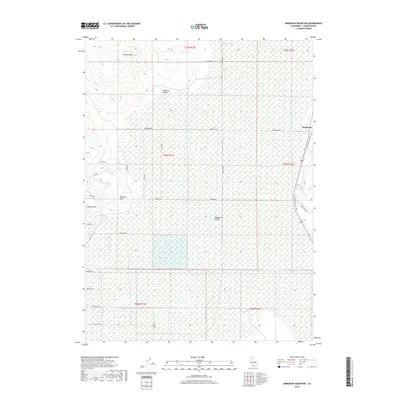 2018 Map of Anderson Mountain, 2018 Print