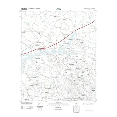 2011 Map of Anderson North, 2011 Print