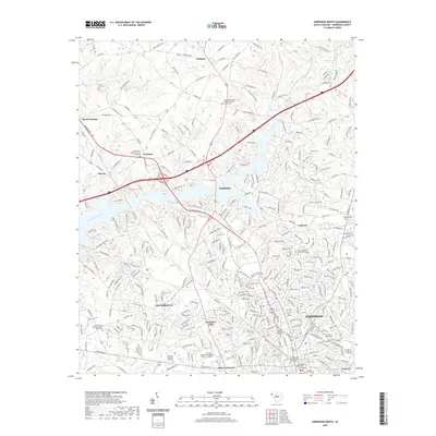 2020 Map of Anderson North, 2020 Print