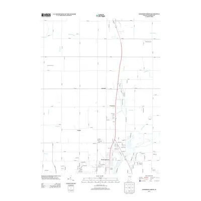 2013 Map of Anderson North, 2013 Print