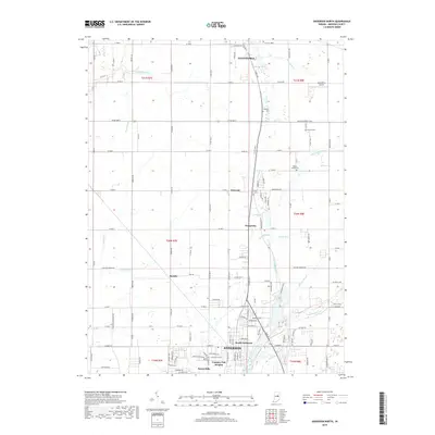 2019 Map of Anderson North, 2019 Print