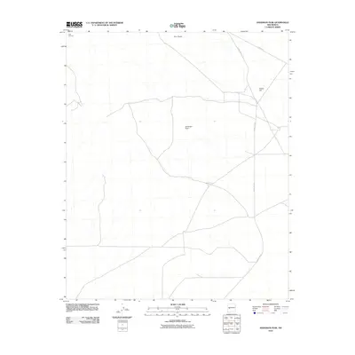 2010 Map of Anderson Peak, 2010 Print