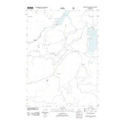 2011 Map of Anderson Ranch Dam, 2011 Print