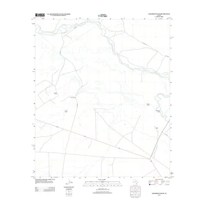 2013 Map of Anderson Ranch, 2013 Print