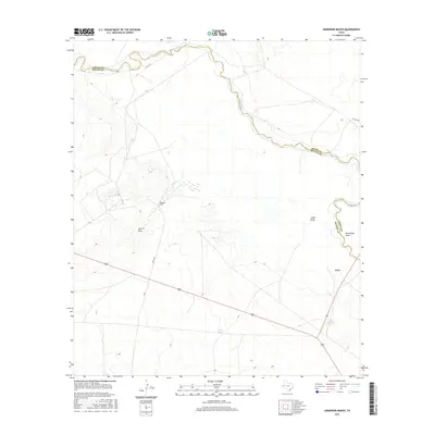 2016 Map of Anderson Ranch, 2016 Print