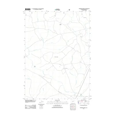 2012 Map of Anderson Ridge, 2012 Print