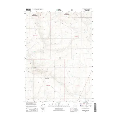 2015 Map of Anderson Ridge, 2015 Print