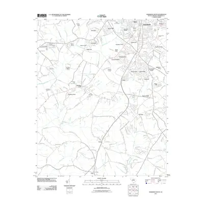 2011 Map of Anderson South, 2011 Print