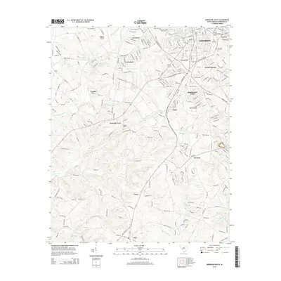 2014 Map of Anderson South, 2014 Print
