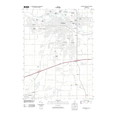 2010 Map of Anderson South, 2010 Print