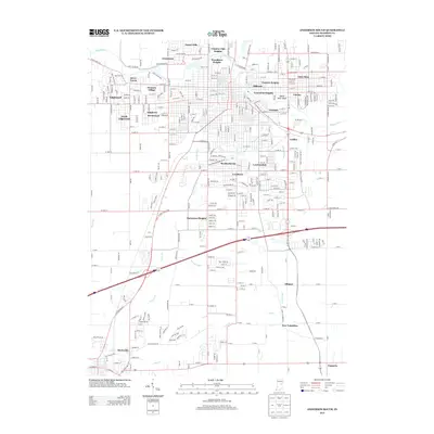 2013 Map of Anderson South, 2013 Print
