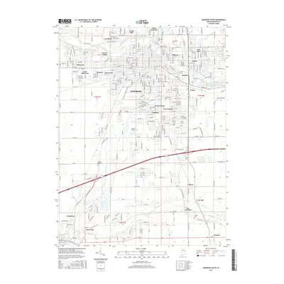 2016 Map of Anderson South, 2016 Print