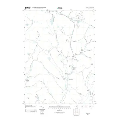 2013 Map of Andes, 2013 Print