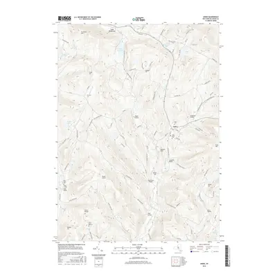 2016 Map of Andes, 2016 Print