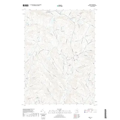 2019 Map of Andes, 2019 Print