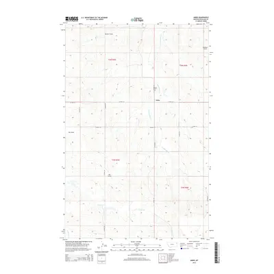 2014 Map of Andes, 2014 Print