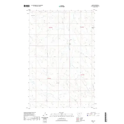 2020 Map of Andes, 2020 Print