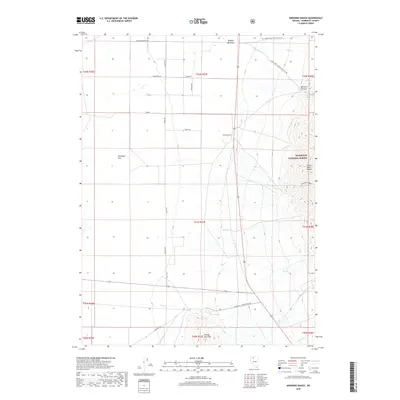 2018 Map of Andorno Ranch, 2018 Print