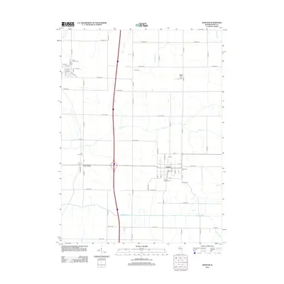 2012 Map of Andover, 2012 Print