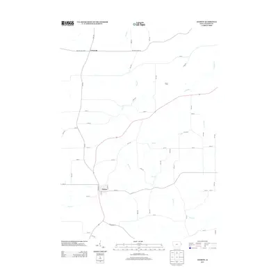 2013 Map of Andrew, 2013 Print