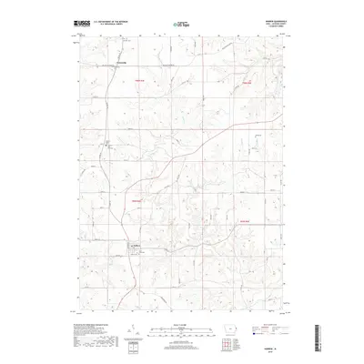 2018 Map of Andrew, 2018 Print