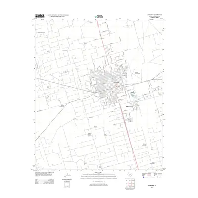 2012 Map of Andrews, 2012 Print