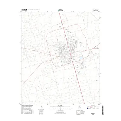 2016 Map of Andrews, 2016 Print