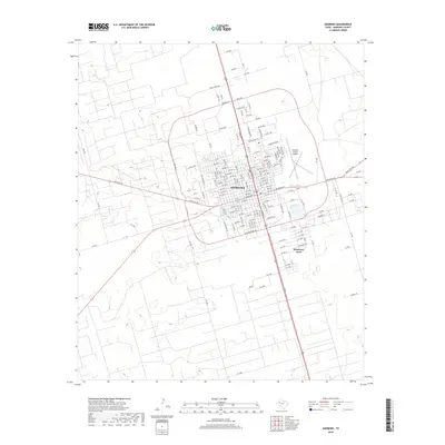 2019 Map of Andrews, 2019 Print