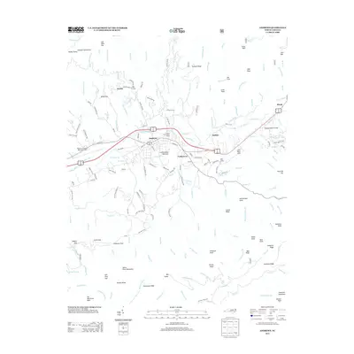 2013 Map of Andrews, 2013 Print
