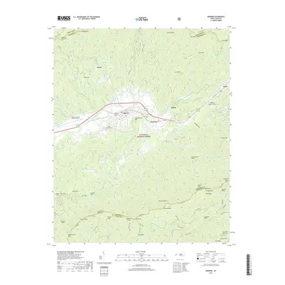 2019 Map of Andrews, 2019 Print