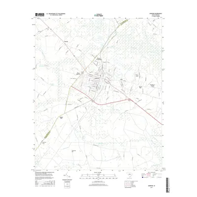 2017 Map of Andrews, 2017 Print