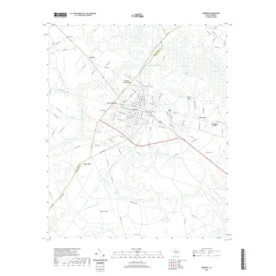 2020 Map of Andrews, 2020 Print