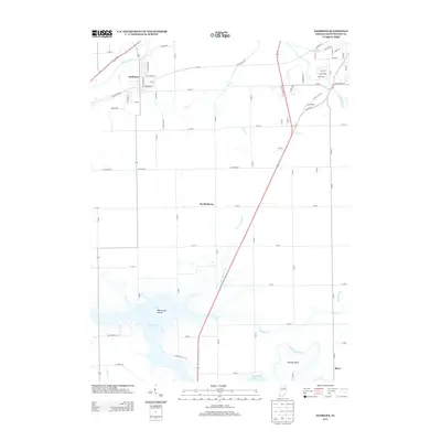 2013 Map of Andrews, 2013 Print