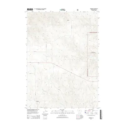 2014 Map of Andrews, 2014 Print