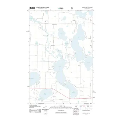 2011 Map of Andrusia Lake, 2011 Print