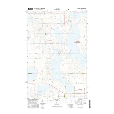 2016 Map of Andrusia Lake, 2016 Print
