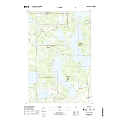 2019 Map of Andrusia Lake, 2019 Print