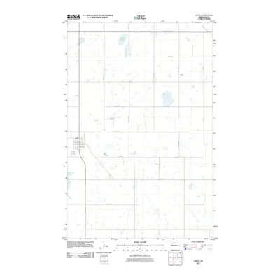 2011 Map of Aneta, 2011 Print
