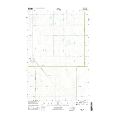 2014 Map of Aneta, 2014 Print