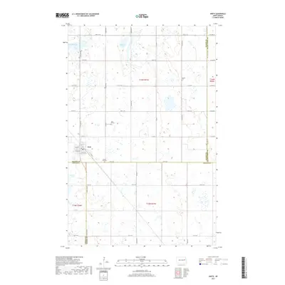 2017 Map of Aneta, 2017 Print