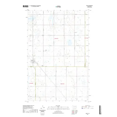 2020 Map of Aneta, 2020 Print
